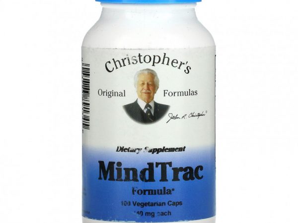 Christopher's Original Formulas, MindTrac Formula, 440 мг, 100 вегетарианских капсул
