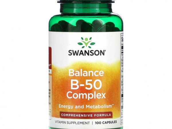 Swanson, Balance B-50 Complex, 100 капсул