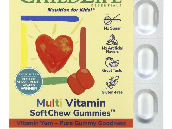 ChildLife, Multi Vitamin SoftMelts со вкусом натурального апельсина, 27 таблеток