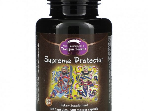 Dragon Herbs, Supreme Protector, 450 мг, 100 капсул