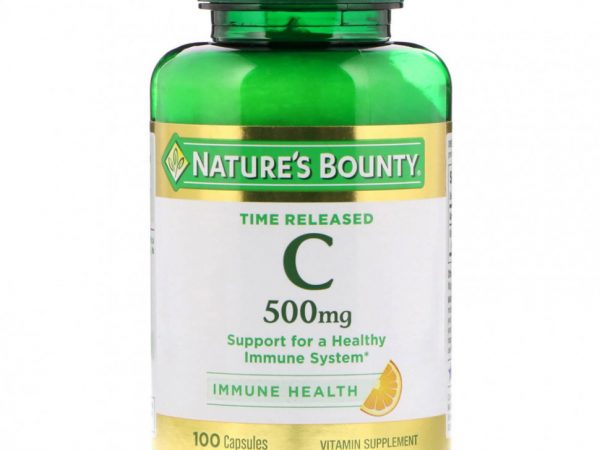 Nature's Bounty, Time Released C, 500 mg, 100 Capsules