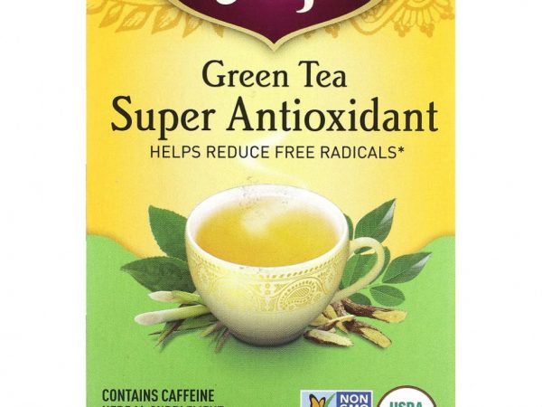 Yogi Tea, мощный антиоксидант зеленого чая, 16 чайных пакетиков, 32 г (1,12 унции)