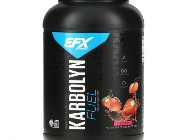EFX Sports, Karbolyn Fuel, клубника, 1950 г (68,8 унции)