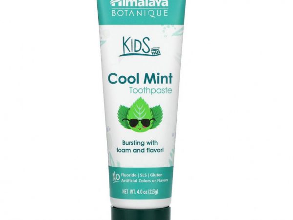 Himalaya, Botanique, Kids Toothpaste, Cool Mint, 4.0 oz (113 ml)