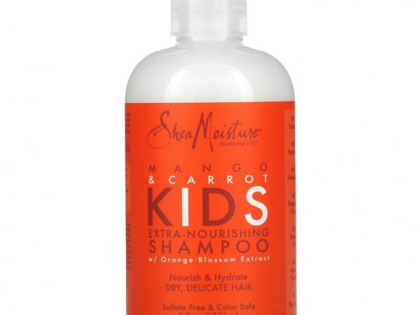 SheaMoisture, экстра-питательный шампунь для детей, манго и морковь, 237 мл (8 жидк. унций)