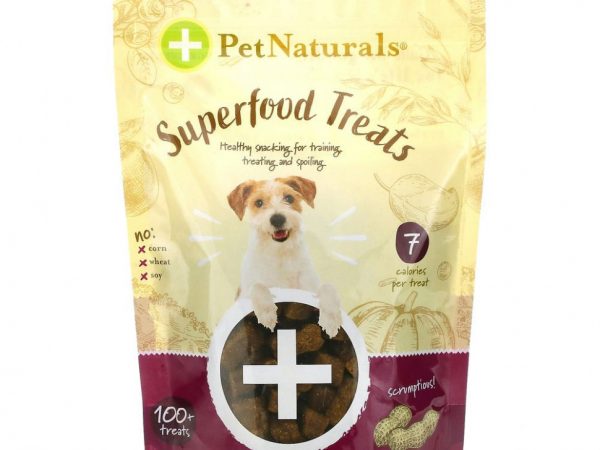 Pet Naturals of Vermont, Лакомство для собак из чудо-пищи, рецепт с арахисовым маслом, более 100 лакомств, 8,5 унц. (240 г)