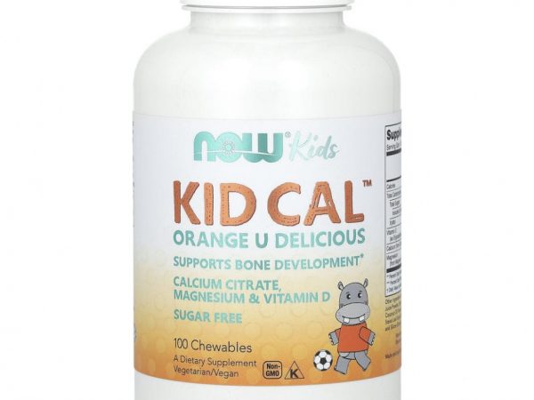 NOW Foods, Kid Cal, 100 жевательных таблеток