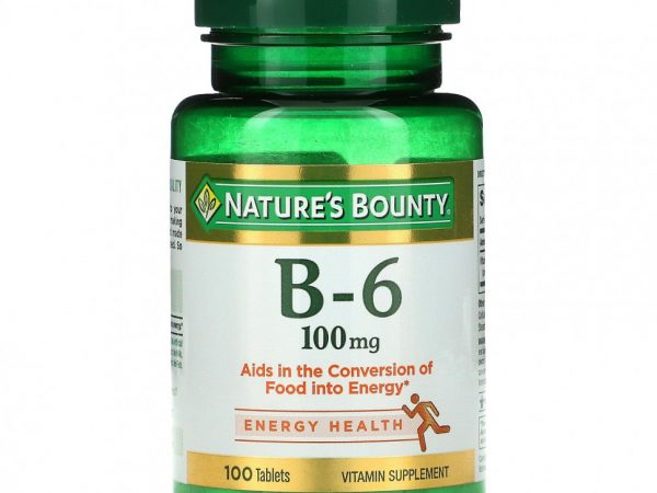 Nature's Bounty, Витамин B-6, 100 мг, 100 таблеток