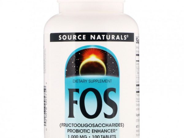 Source Naturals, ФОС (фруктоолигосахариды), 100 таблеток
