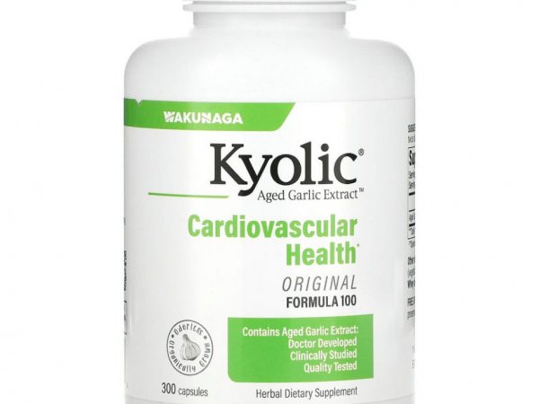 Kyolic, Aged Garlic Extract, выдержанный экстракт чеснока, для сердечно-сосудистой системы, формула 100, 300 капсул