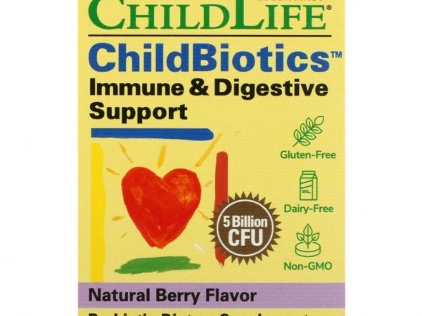 ChildLife, LiveBiotics, поддержка иммунитета и пищеварения, натуральный ягодный вкус, 5 млрд КОЕ, 30 жевательных таблеток