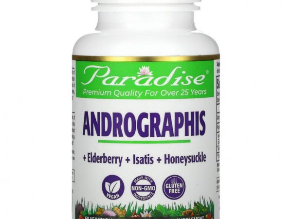 Paradise Herbs, Ultimate Andrographis, 60 Vegetarian Capsules