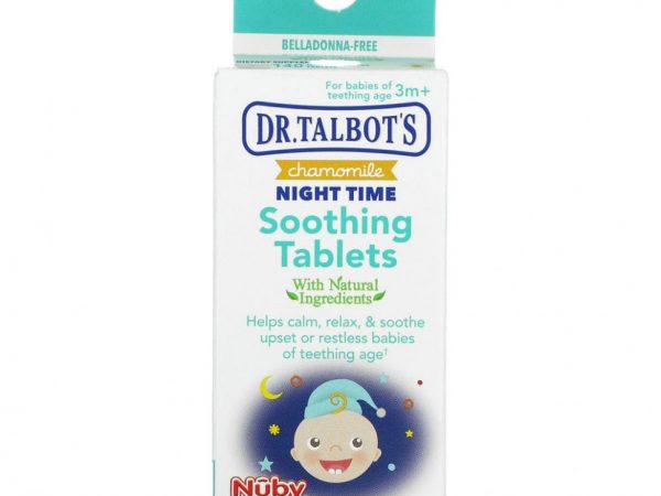 Dr. Talbot's, Ночные успокаивающие таблетки с ромашкой, 3 месяца +, 140 таблеток
