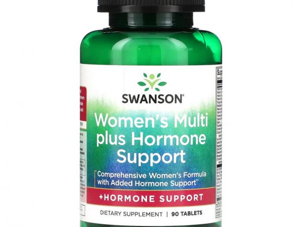 Swanson, Multi Plus Hormone Support для женщин, 90 таблеток