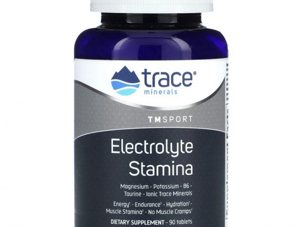 Trace Minerals ®, TM Sport, Electrolyte Stamina, 90 таблеток