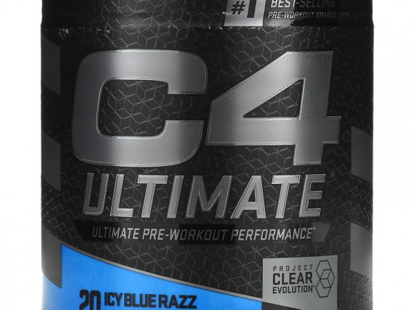 Cellucor, C4 Ultimate Pre-Workout Performance, предтренировочный комплекс, с освежающим вкусом голубой малины, 320 г (11,29 унции)