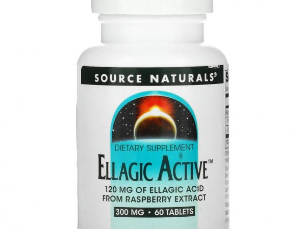 Source Naturals, Активные Эллаготанины, 300 мг, 60 таблеток