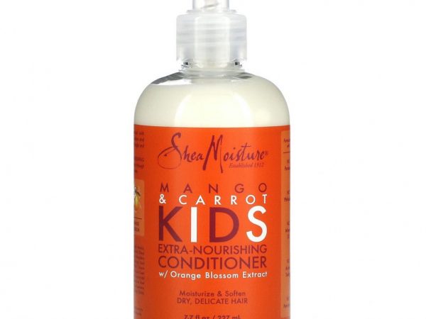 SheaMoisture, экстра-питательный кондиционер, для детей, манго и морковь, 237 мл (8 жидк. унций)