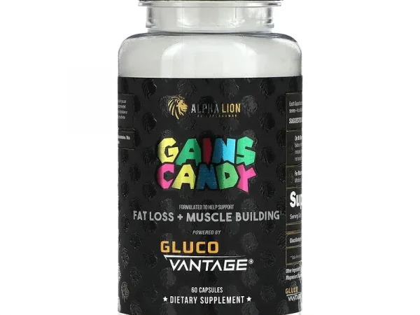 ALPHA LION, Gains Candy, Gluco Vantage, 60 капсул