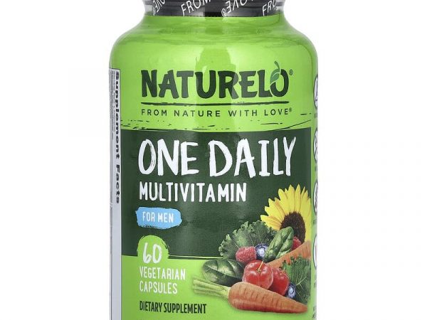 NATURELO, Мультивитамины для мужчин One Daily, 60 вегетарианских капсул