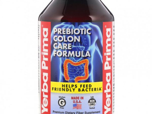 Yerba Prima, Формула для ухода за кишечником с пребиотиками, 340 г (12 унций)