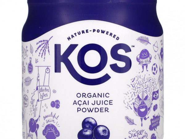 KOS, Органический порошок сока асаи, 360 г (12,7 унции)