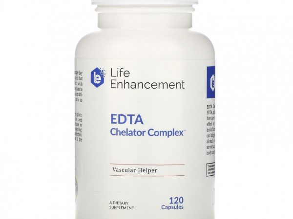 Life Enhancement, Chelator Complex, комплекс с ЭДТК, 120 капсул