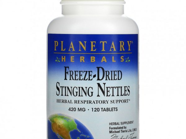 Planetary Herbals, Сублимированная крапива двудомная, 420 мг, 120 таблеток