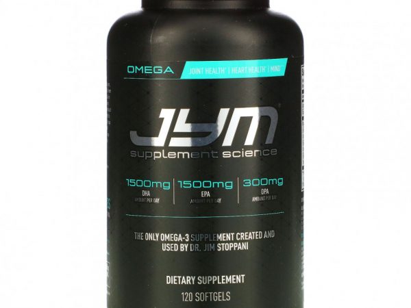 JYM Supplement Science, омега-3, 120 капсул