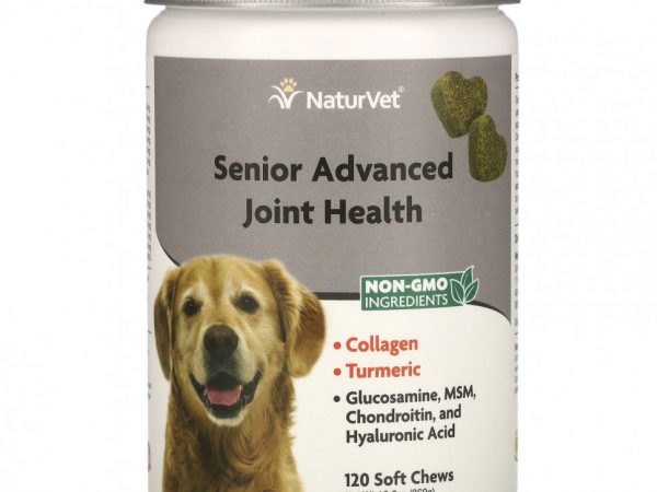 NaturVet, Senior Advanced Joint Health, 120 мягких жевательных таблеток, 12,6 унции (360 г)