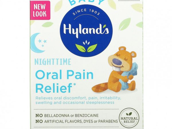 Hyland's, таблетки для облегчения боли в полости рта и спокойного сна у грудных детей, от 0 месяцев, 125 быстрорастворимых таблеток