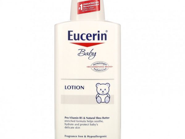 Eucerin, Baby, лосьон, без запаха, 400 мл (13,5 жидких унций)