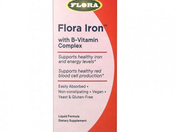 Flora, Железо с комплексом витаминов группы B, 445 мл (15 жидк. Унций)