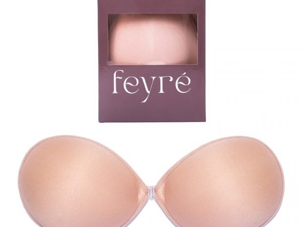 Feyre Round Shape Fabric Bra 2cm. Sponge Beige Size C
