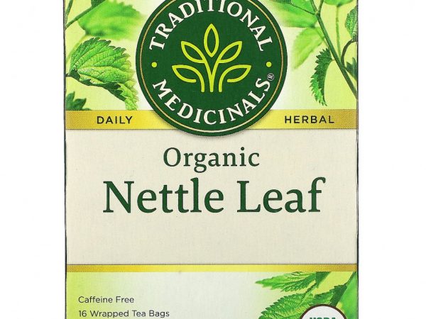 Traditional Medicinals, листья органической крапивы, без кофеина, 16 чайных пакетиков, 32 г (1,13 унции)