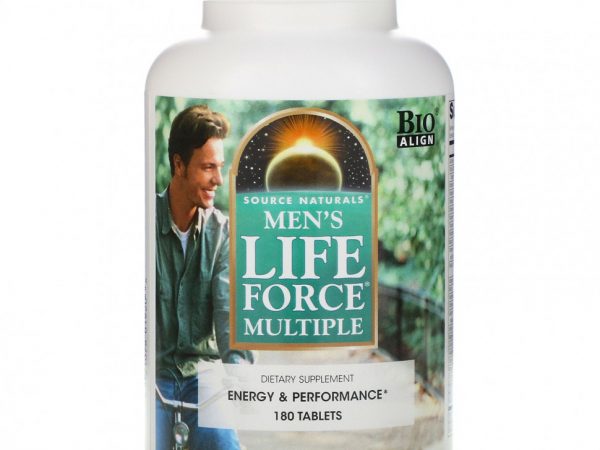 Source Naturals, Men's Life Force Multiple, 180 таблеток