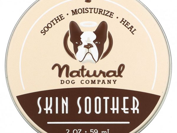 Natural Dog Company, Успокаивающее средство для кожи, увлажнение, 59 мл (2 унции)