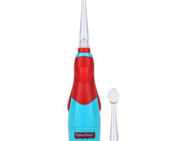 Fisher-Price, BrushBuddies, My First Soniclean, от 6 месяцев, 1 зубная щетка + головка для массажа десен