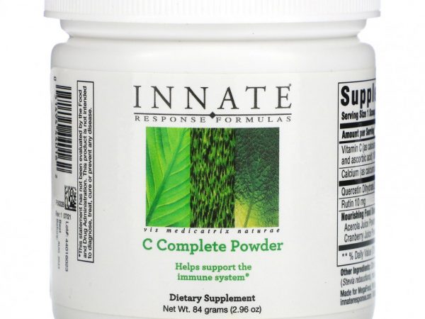 Innate Response Formulas, C Complete, смесь для поддержки иммунитета с витамином С в порошке, 84 г (2,96 унции)