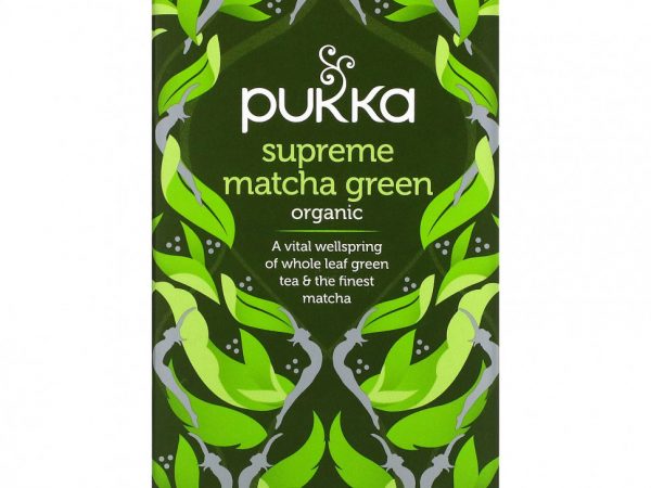 Pukka Herbs, Supreme Matcha Green, 20 Green Tea Sachets - 1.05 oz (30 g) Each