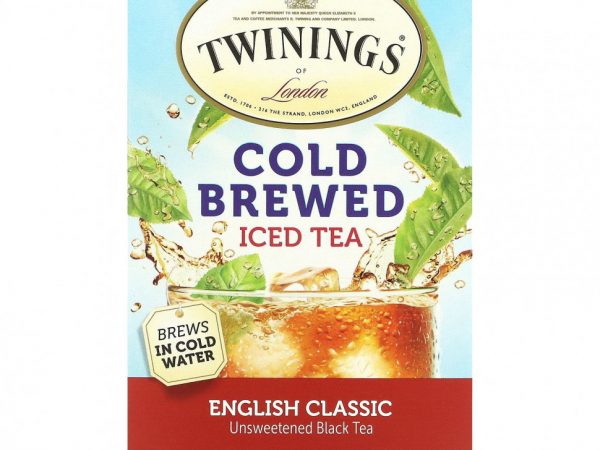 Twinings, Холодный чай , английский классический 20 чайных пакетиков, 1.41 унции (40 г)