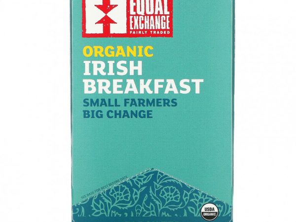 Equal Exchange, Organic Irish Breakfast, черный чай, 20 чайных пакетиков, 40 г (1,41 унции)