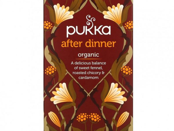 Pukka Herbs, после ужина, 20 пакетиков травяного чая, 36 г (1,27 унции)