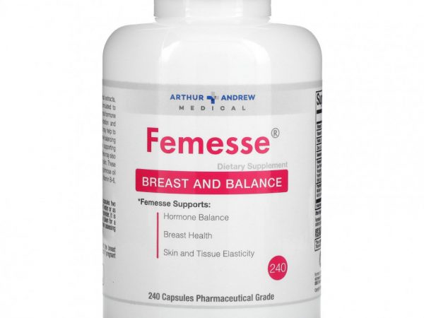 Arthur Andrew Medical, Femesse, для груди и гормонального баланса, 240 капсул