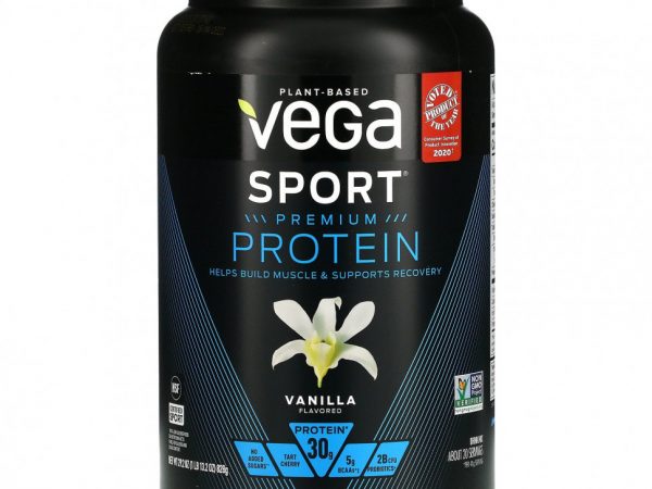Vega, Sport, протеиновый порошок, со вкусом ванили, 828 г (29,2 унции)