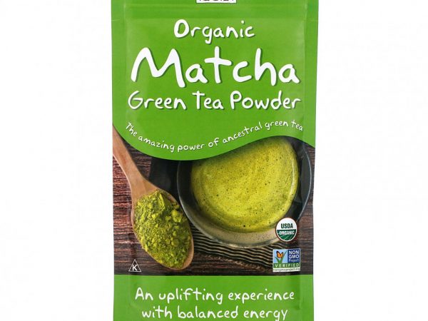 NOW Foods, Real Tea, органический зеленый чай матча в порошке, 85 г (3 унции)