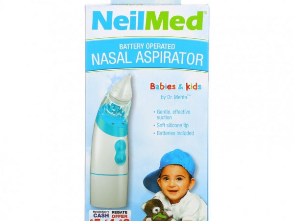 NeilMed, Назальный аспиратор для младенцев и детей, набор из 3 предметов