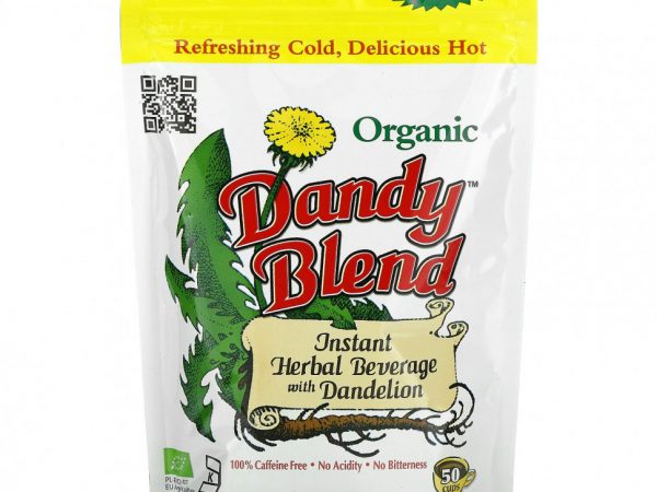 Dandy Blend, растворимый травяной напиток с органическим одуванчиком, без кофеина, 100 г (3,53 унции)