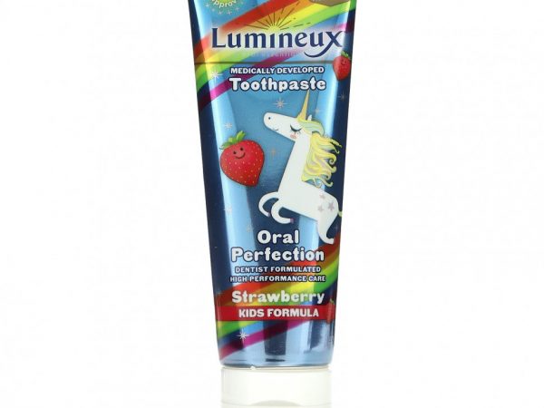 Lumineux Oral Essentials, Medically Developed Toothpaste, Kids Formula, со вкусом клубники, 106,3 г (3,75 унции)