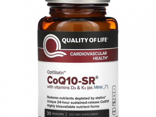 Quality of Life Labs, CoQ10-SR, 30 растительных капсул